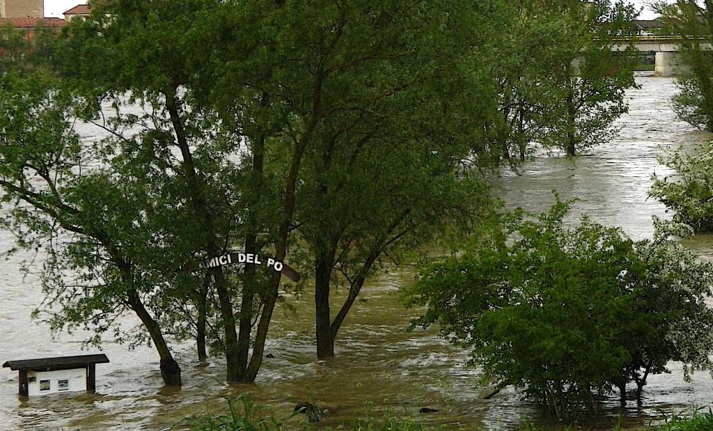 La piena del Po (ore 14,50)